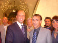 Angelo con il Ministro Alfano
